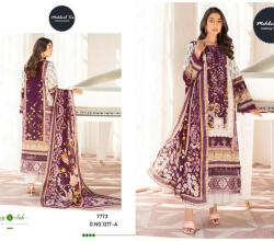 MEHBBOB TEX 1217 COTTON PRINTED PAKISTANI SUITS – M12