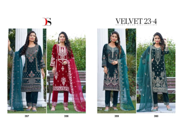 VELVET PAKISTANI SALWAR KAMEEZ