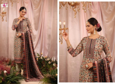 S4U NOOR VOL 2 EXCLUSIVE WINTER WEAR READY MADE SUITS – M12