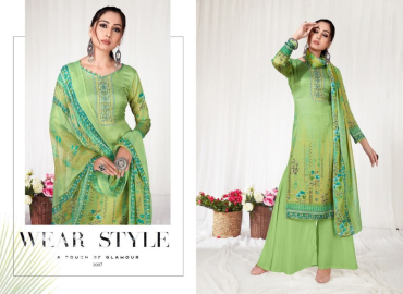 ANITA KESARIYA PRESENTS ZAARA COTTON DESIGNER DRESS MATERIAL – M12