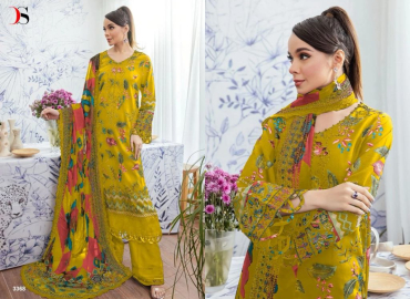 DEEPSY NUREH GARDENIA 24 PAKISTANI SALWAR SUITS – M12