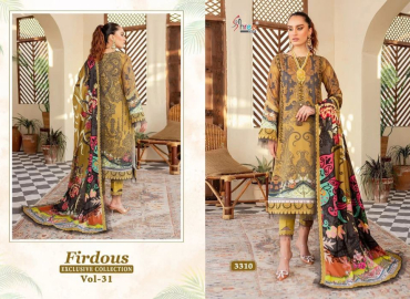 A-SHREE FIRDOUS EXCLUSIVE COLLECTION VOL 31 PAKISTANI SUIT – M12