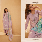 MUMTAZ ARTS KHAAB FANCY PARTY WEAR LAWN COTTON DRESS MATERIAL COLLECTION – M12