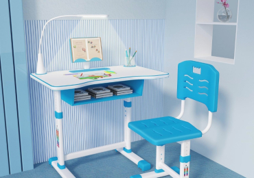 Kids Functional Desk and Chair Set,